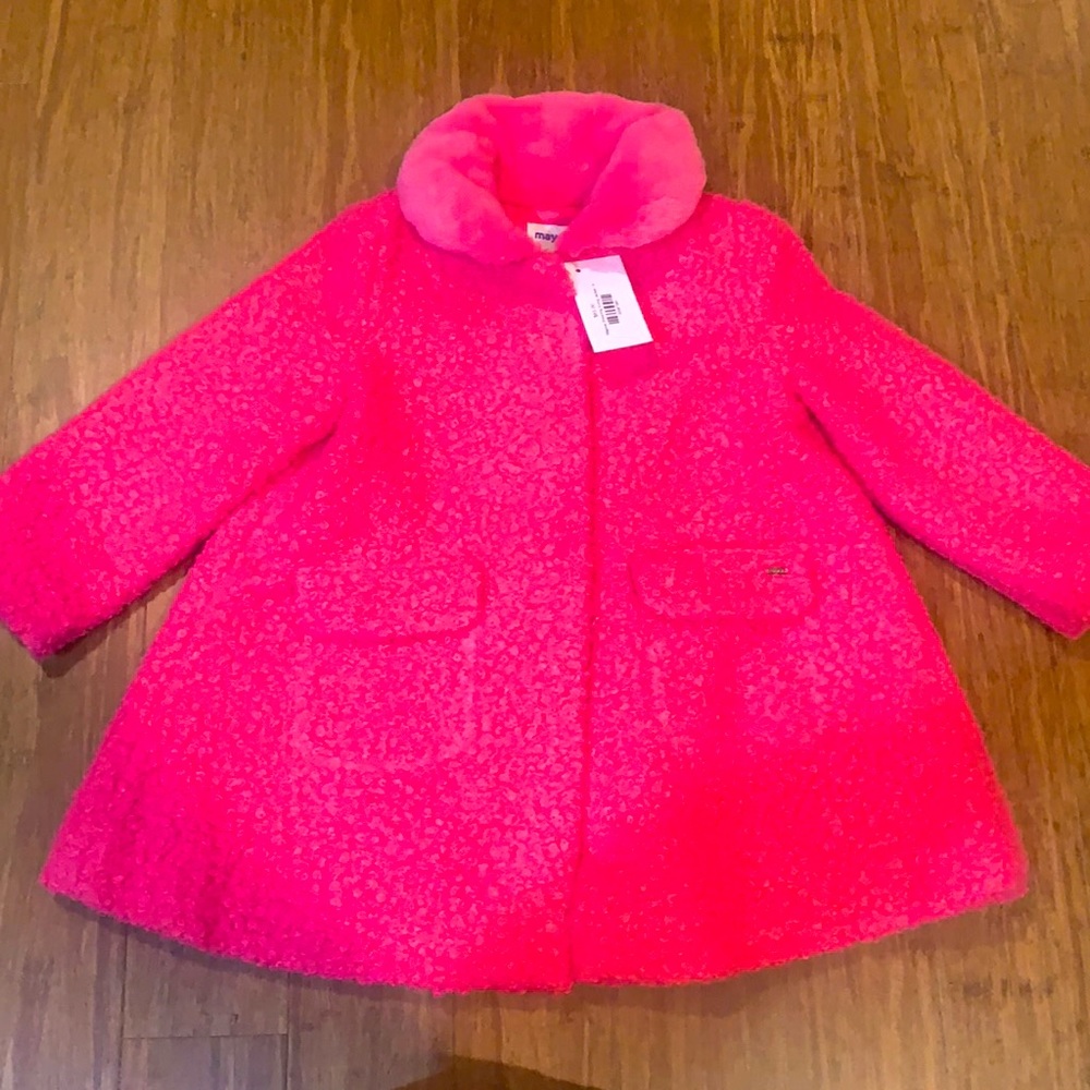 Girls pink jacket 3 T 98 cm